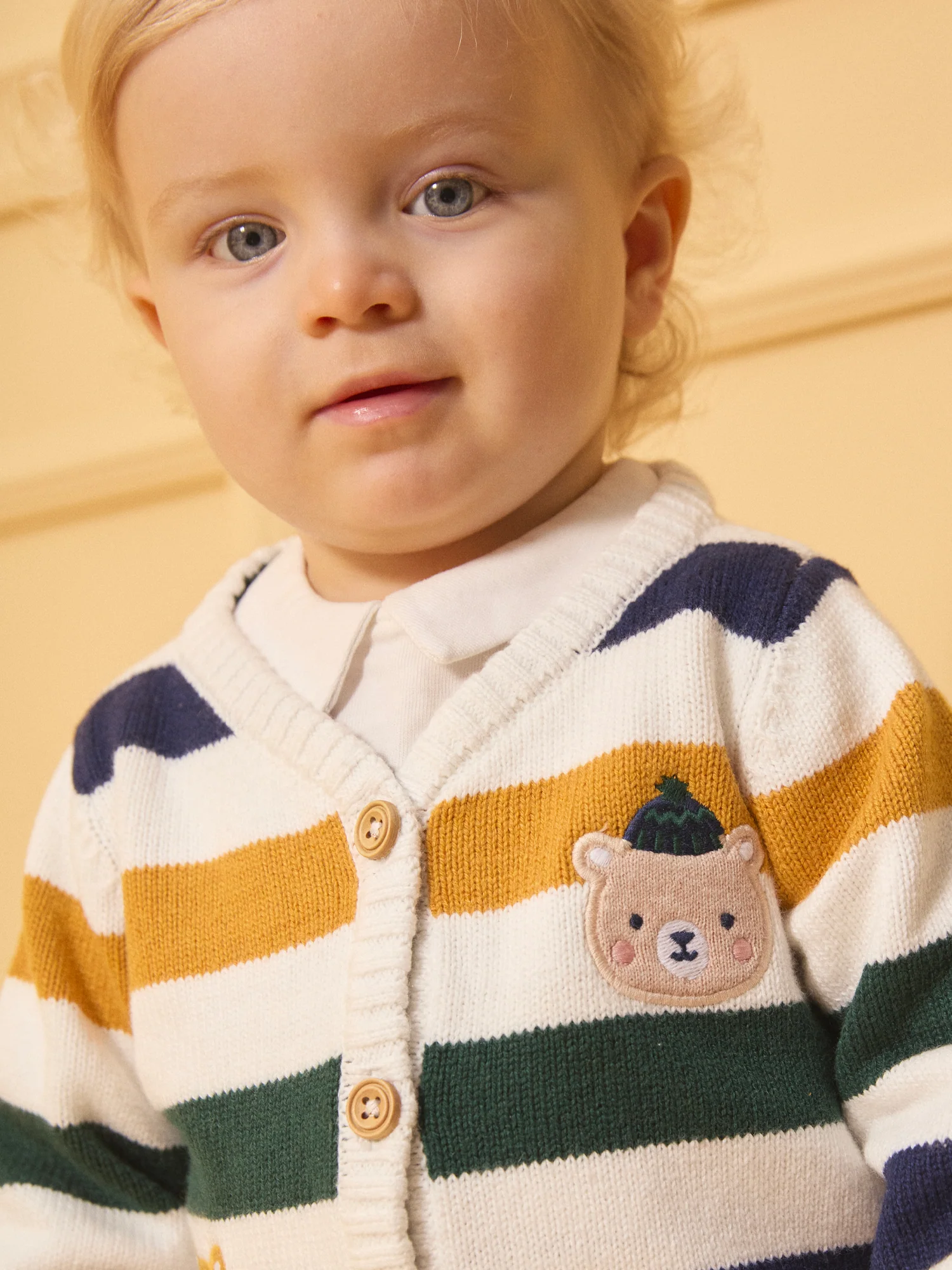 Gilet rayé patchs animaux – Image 4