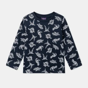 Tee Shirt Manches Longues Bleu nuit