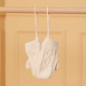 Moufles maille fantaisie