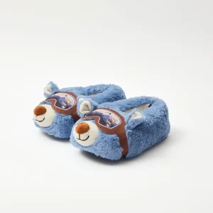 Pantoufle 3D Bleue