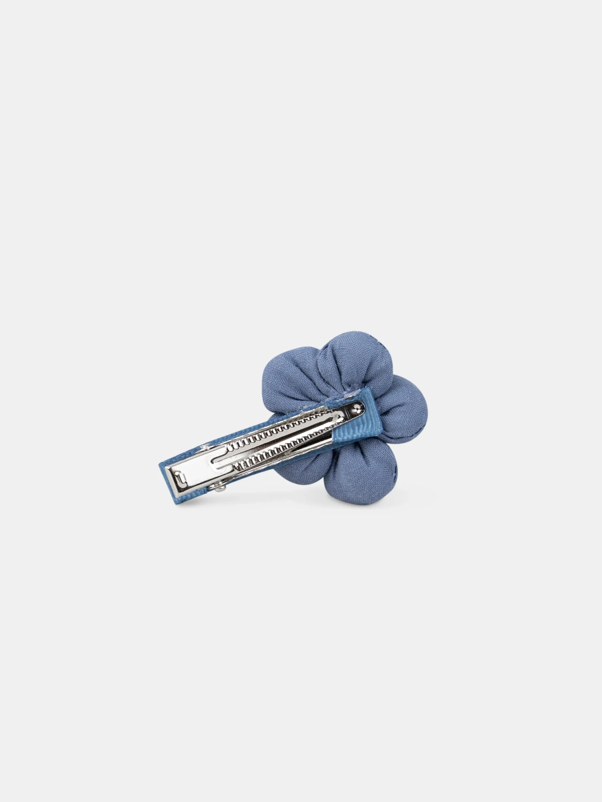 2 barrettes à fleurs bleue Fille – Image 3