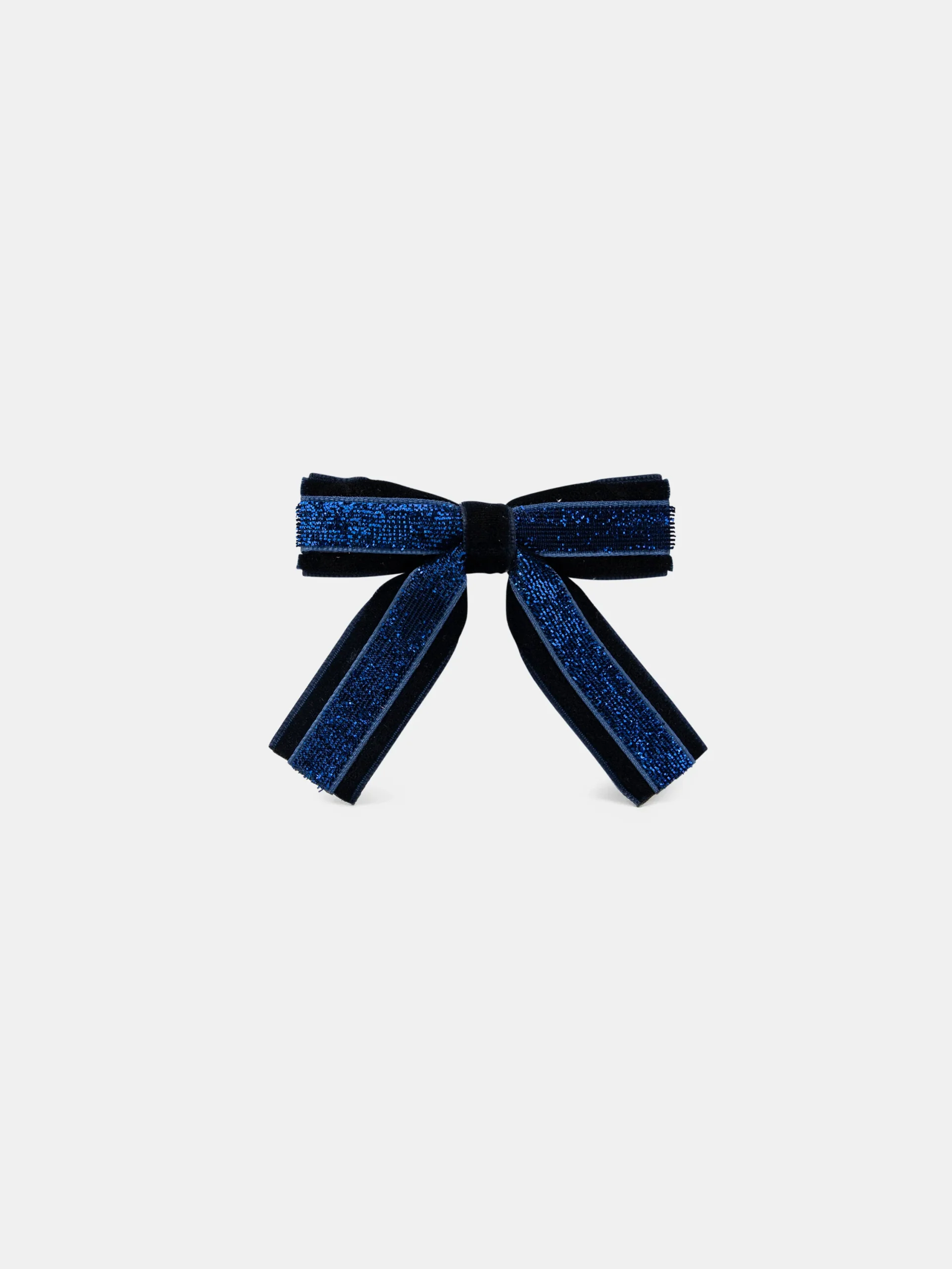 2 barrettes bleues ou rouges pailletés Fille – Image 2