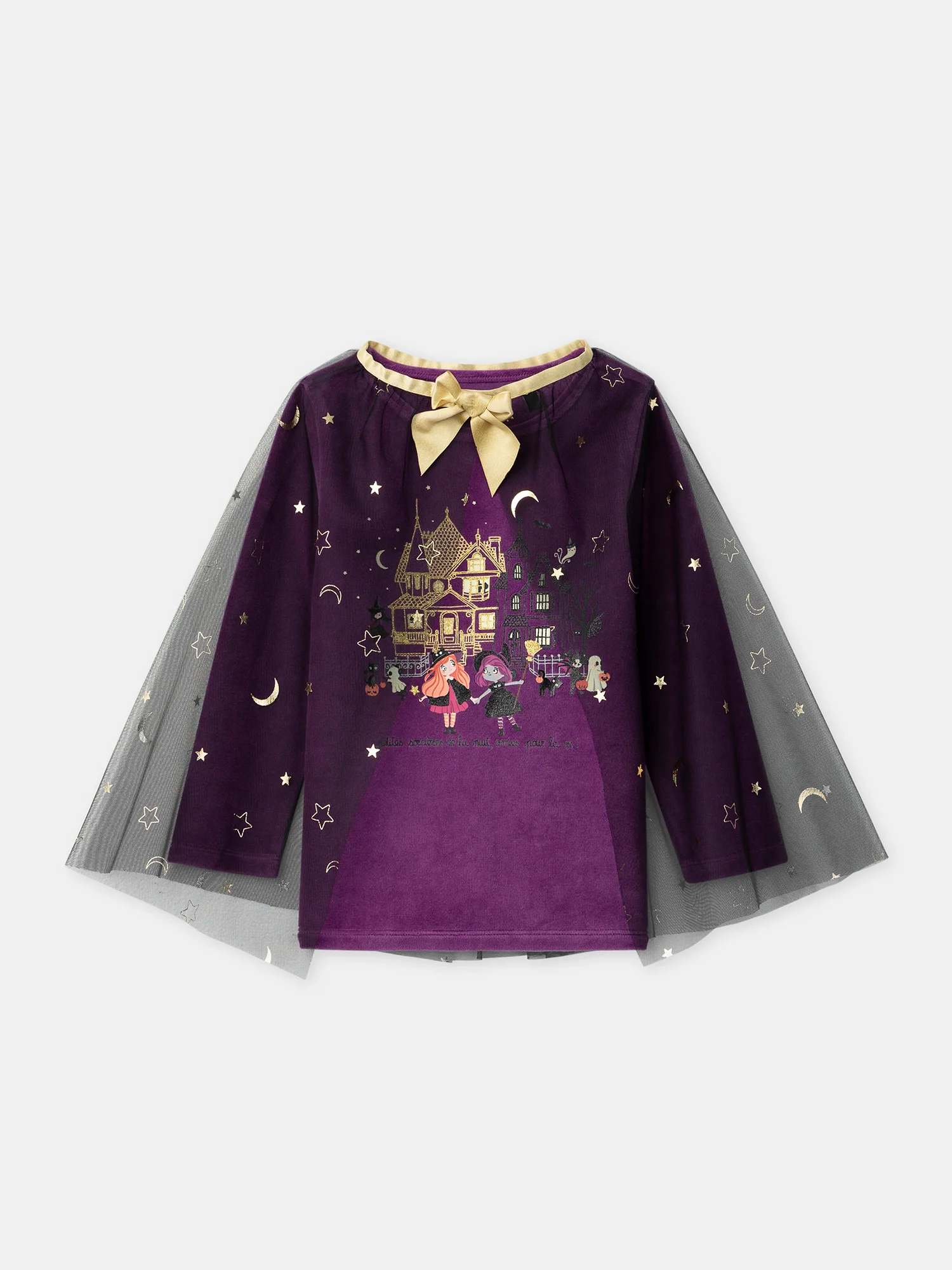 Pyjama violet + cape Fille – Image 2