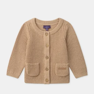 Cardigan beige Bébé Garçon