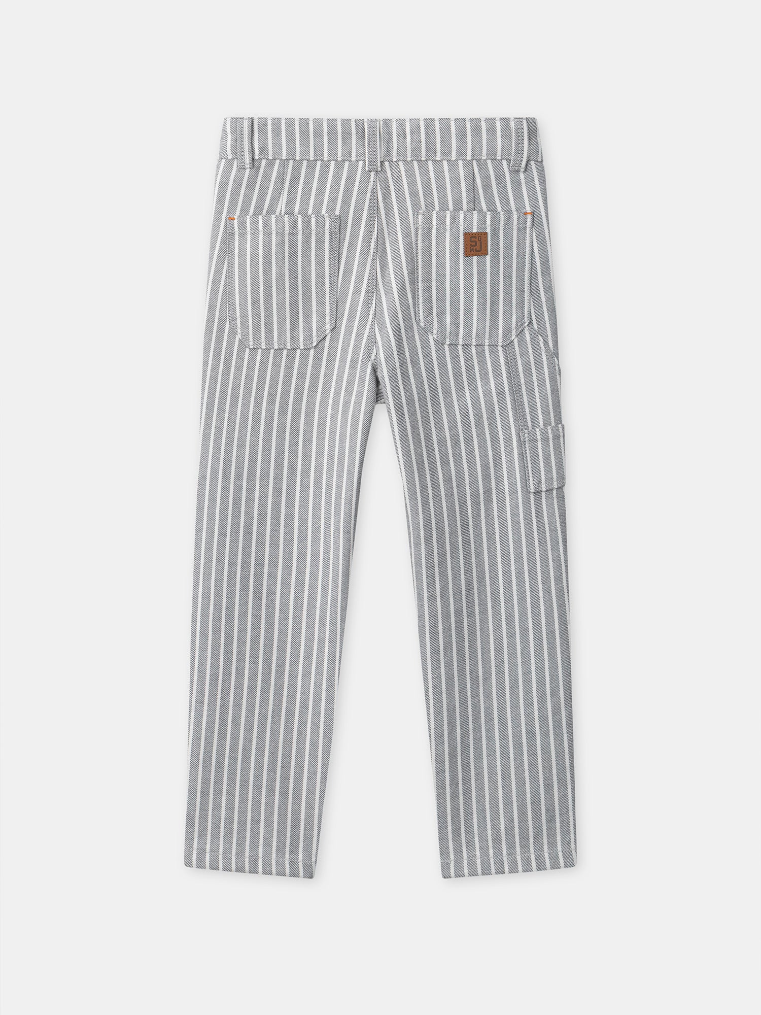 Pantalon à rayures grises Garçon – Image 5