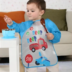 Bavoir manche longue Imperméable | Sabrina