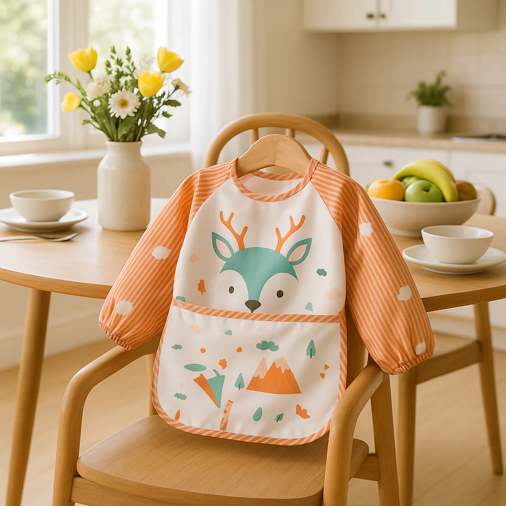 Bavoir manche longue imperméable | Benoit ProtectBaby – Image 5