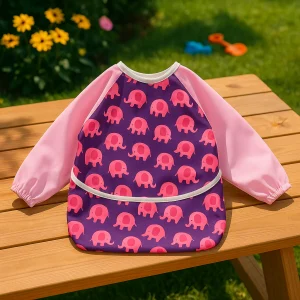 Bavoir manche longue imperméable | Damien Protect'Repas