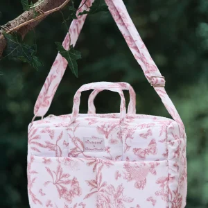 Sac à langer Poupon - Minikane x Tartine et Chocolat Toile de Jouy rose