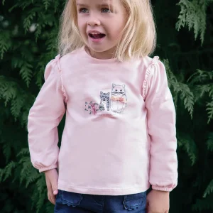 T-shirt - Rose pâle illustration petits trésors