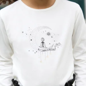 T-shirt - Ecru illustration rêves étoilés