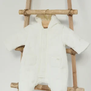 Combinaison Pilote - Ecru matelassé