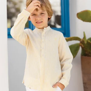 Chemise - Soleil lin col mao