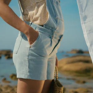 Short de maternité Kelly Light blue