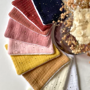 7 Lingettes lavables - Autres couleurs