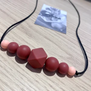 Collier d'allaitement, portage et dentition Poosh'mum