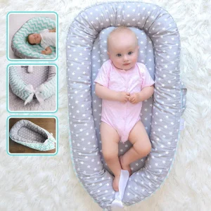 Lit de voyage bébé avec oreiller