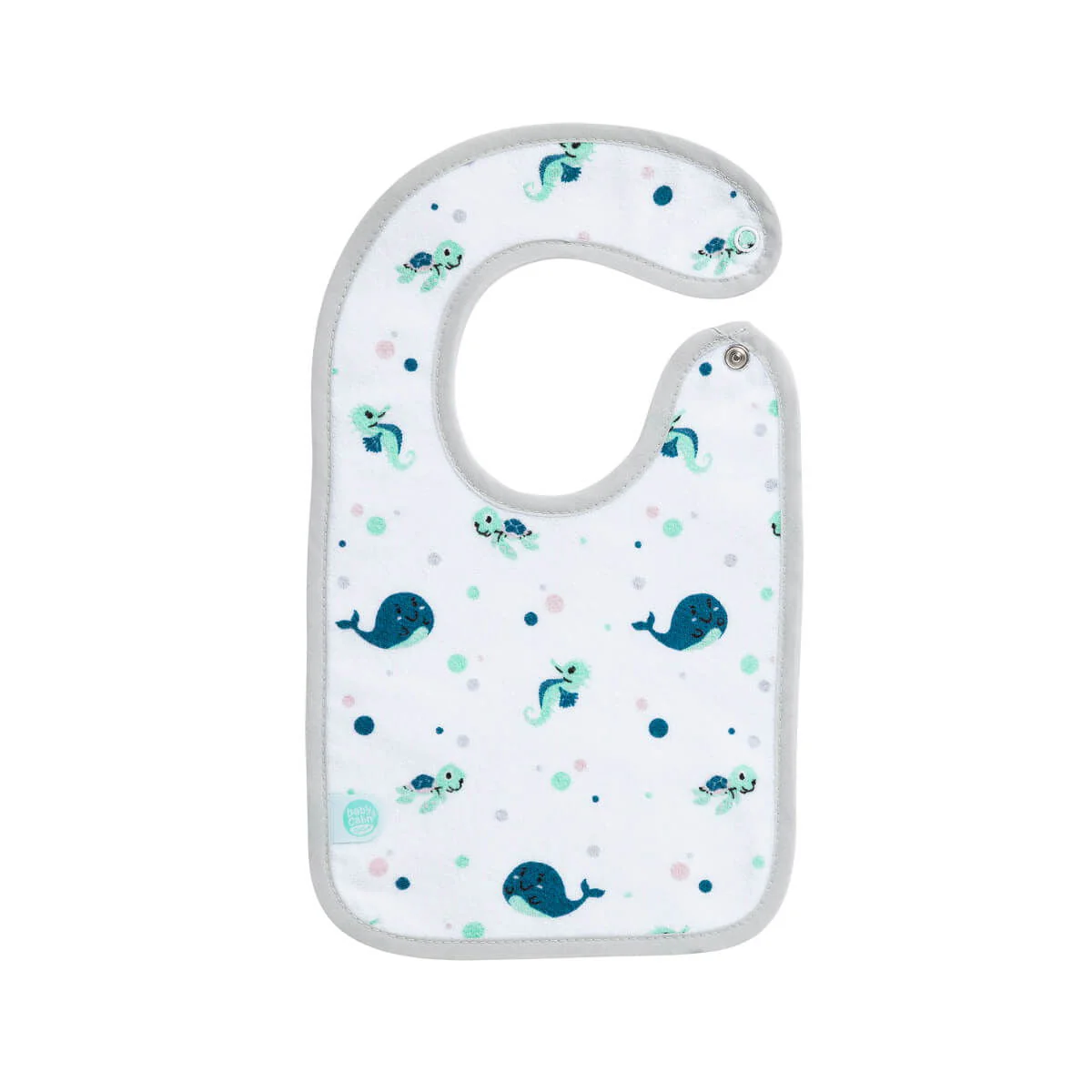 2 bavoir naissance Marin Bio - Bavoirs bébé à pressions 17x29 cm – Image 3