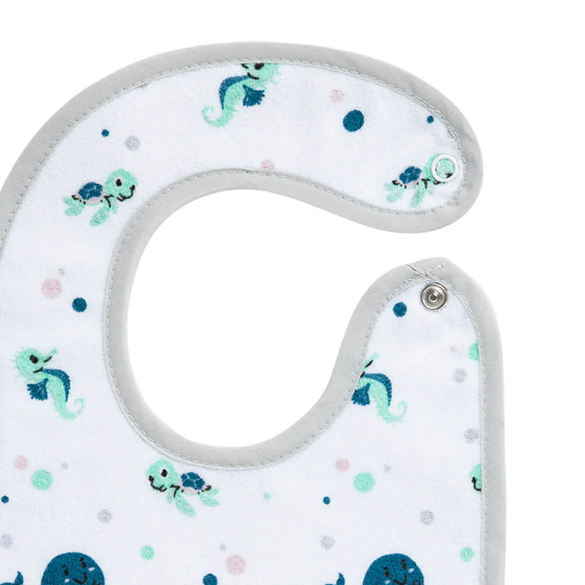 2 bavoir naissance Marin Bio - Bavoirs bébé à pressions 17x29 cm – Image 5