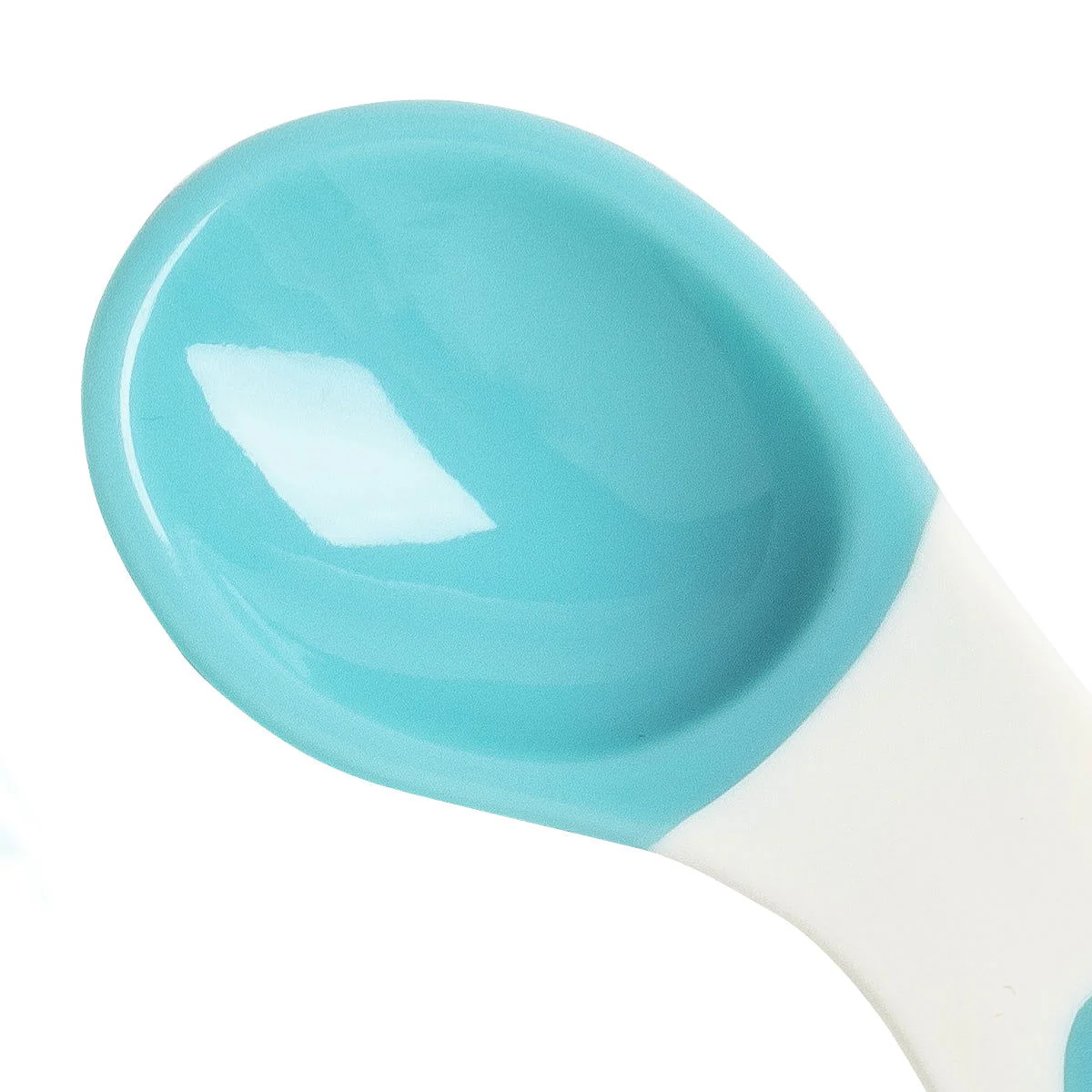 2 couverts bébé Bleu ergonomiques - Cuillère bébé et Fourchette bébé 4 mois – Image 4