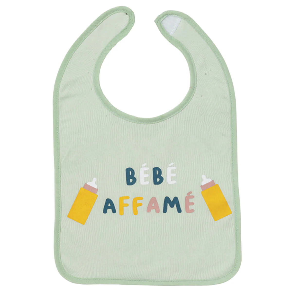 3 bavoirs bébé 6 mois Bébé gourmand - Bavoir à scratch 25x36 cm – Image 4