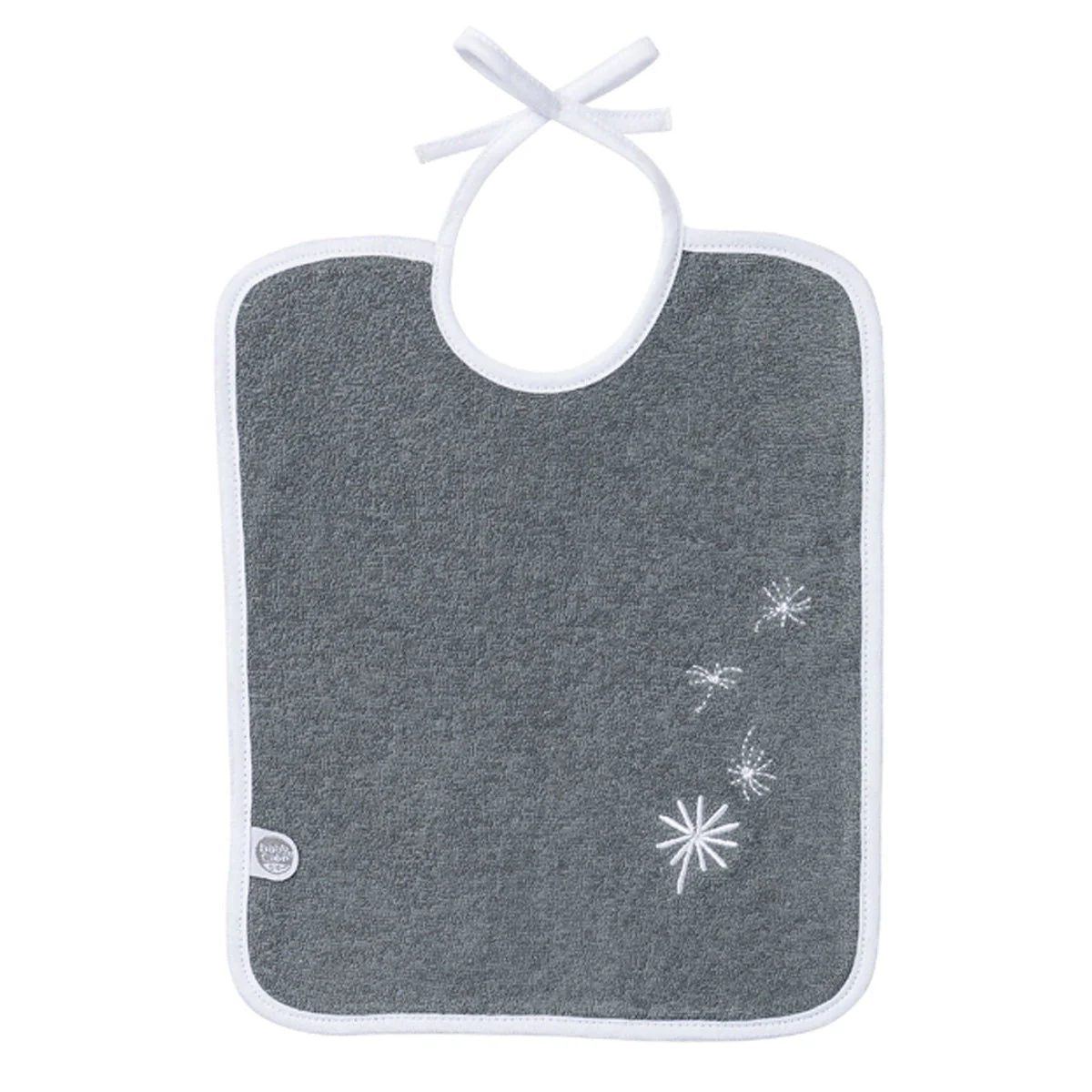 3 bavoirs naissance Marin Bio - Bavoir bébé à lacets 20x25 cm – Image 5