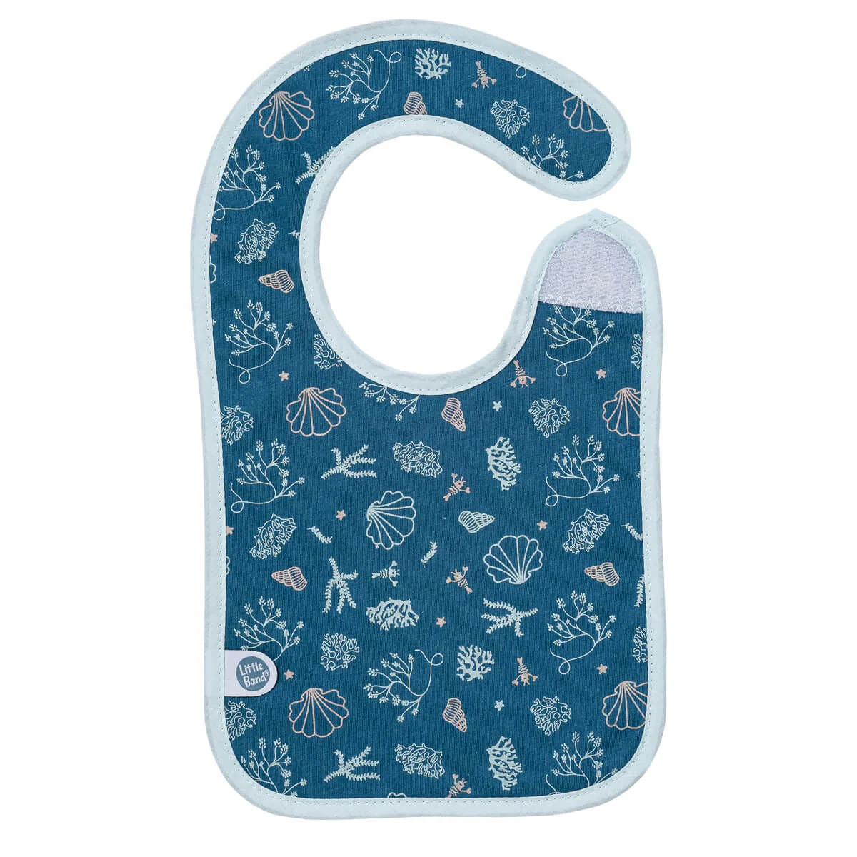 3 bavoirs naissance Seaside Romance - Bavoir bébé à scratch 17x29 cm – Image 3