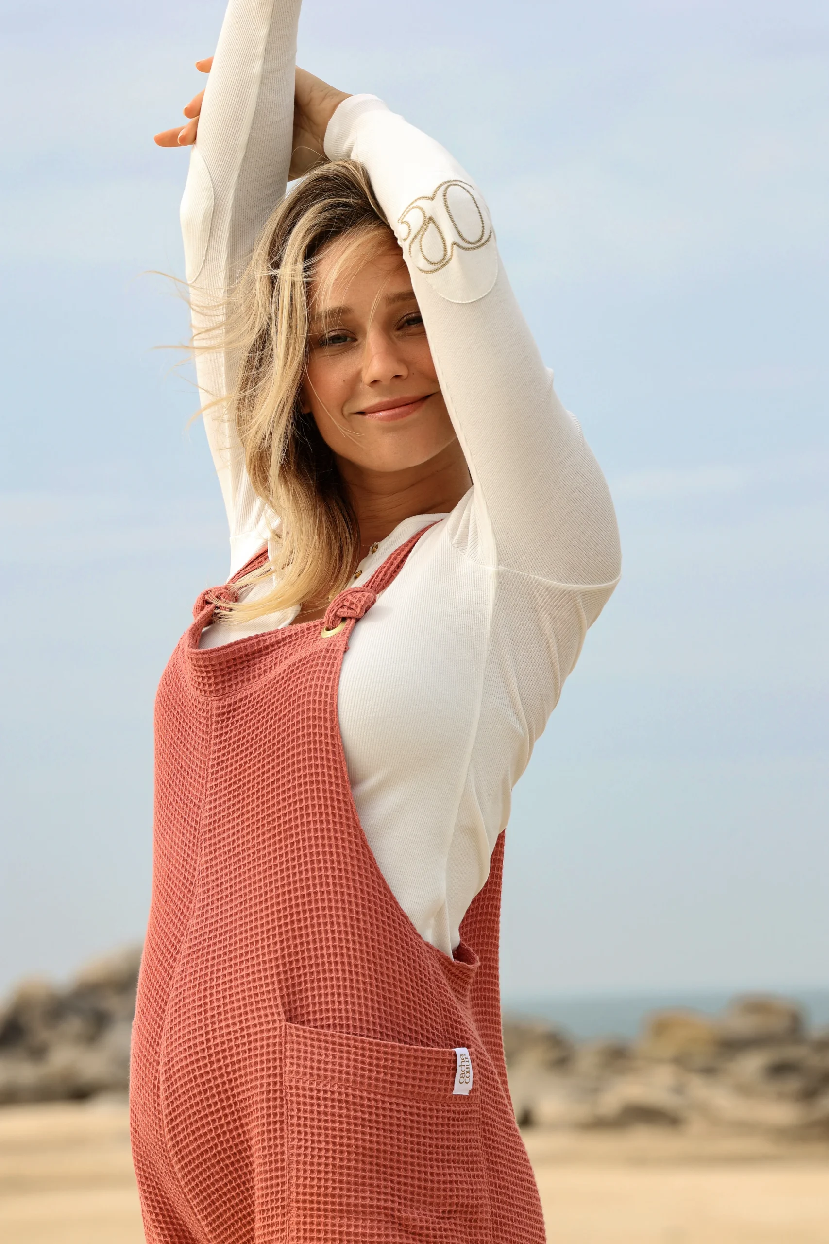 Salopette de maternité et d'allaitement Maya