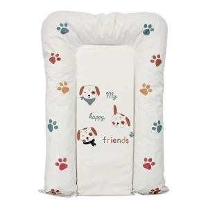 Matelas à langer bébé Flocons Toutou - Matelas à langer pour bébé 50x70 cm
