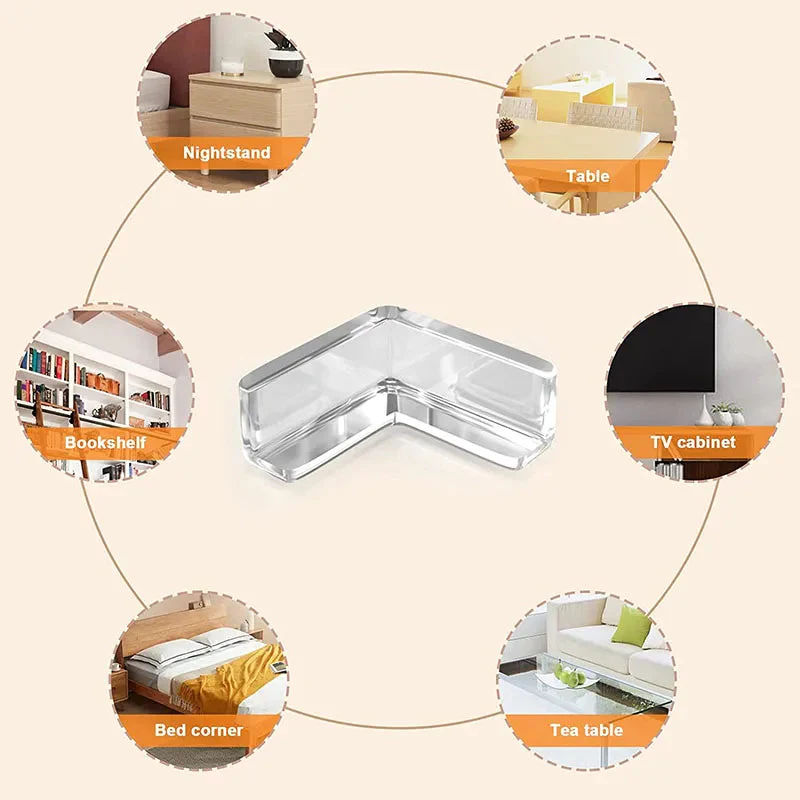 Protection d'angle de meuble pour bébé 4pcs/10pcs – Image 3