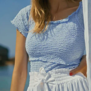 Pantalon de maternité Sahel blanc