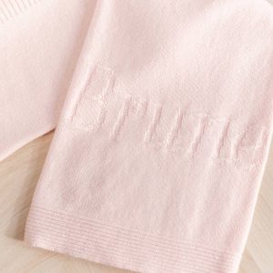 Plaid personnalisé -  Cachemire rose pâle