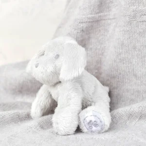 Lucien le chien -  gris 12 cm