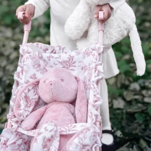 Poussette - Minikane x Tartine et Chocolat imprimé Toile de Jouy rose