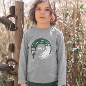 T-shirt - Gris illustration pinceau