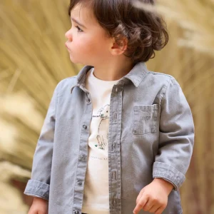 Chemise - Gris chiné