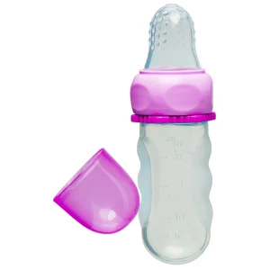 Tétine grignoteuse Rose - Sucette grignoteuse fruit et légume