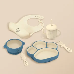 Assiette Bebe | Ensemble de vaisselle en silicone pour bébé
