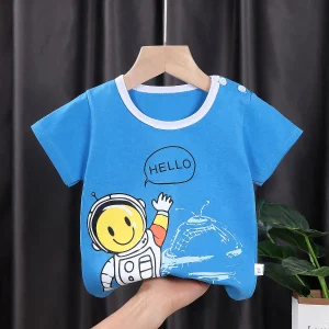 T-shirt bébé 100 % coton mixte – Confort, couleurs et bonne humeur | Dakar