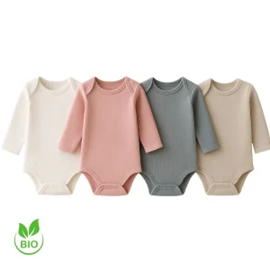 Body Bébé Manches Longues en 100% Coton Bio – Barboteuse à Dakar