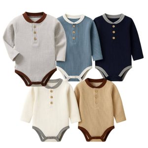 Body Bébé en Coton Gaufré – Confort & Élégance pour les Petits à Dakar