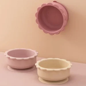 Assiette Bébé Silicone Premium - Ventouse Ultra-Forte 6 Mois+