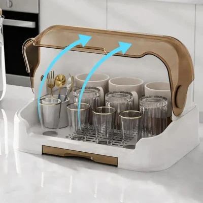 Arbre à Biberons PureDrop™ – Égouttoir compact, hygiène assurée dès la naissance – Image 4