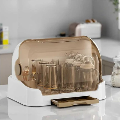 Arbre à Biberons PureDrop™ – Égouttoir compact, hygiène assurée dès la naissance – Image 5