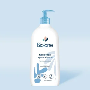 Gel lavant corps et cheveux 2 en 1 – Biolane – 750ml