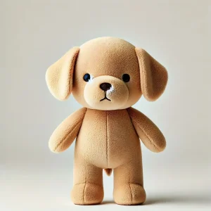 Peluche chien doux bébé certifiée – Jouet câlin sécurisé à Dakar