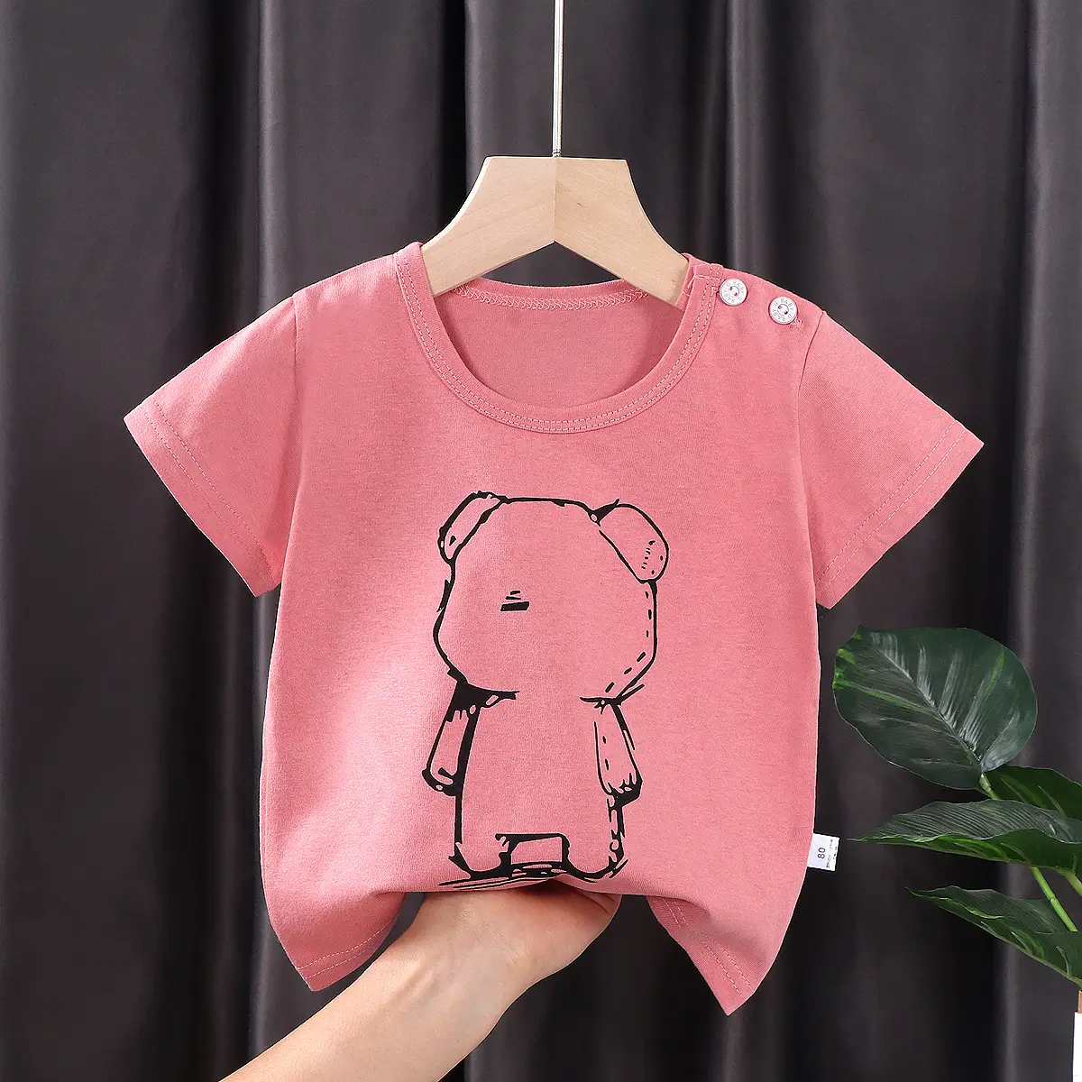T-shirt bébé 100 % coton – Confort et style pour fille & garçon | NounaBaby Dakar – Image 3