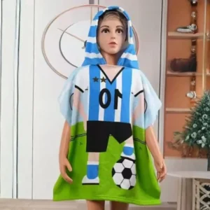 Serviette de bain enfant à capuche – 12 motifs doux et colorés | Dakar