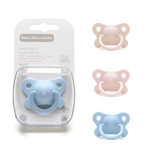 Tétine Bébé Anatomique en Silicone + Boîte de Rangement